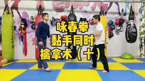 詠春拳黏手同時擒拿術 十