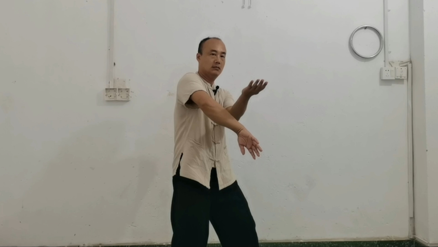 詠春拳半攤膀動作示范